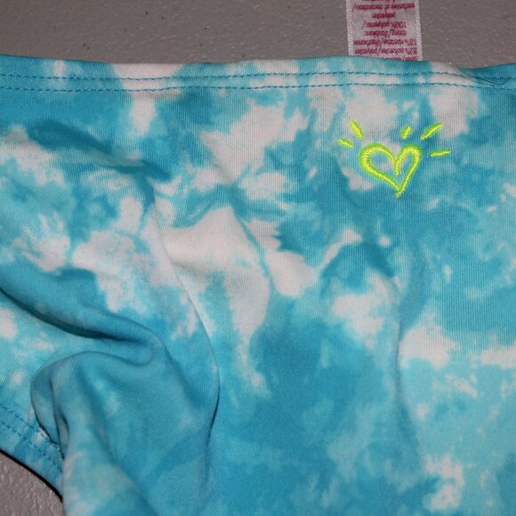 Yellow & Blue 2 Pcs Justice Bikini Swimsuit Size 8 - Picture 8 of 11